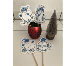 Türchen Stickserie - ITH Stecker Winter Gnomes